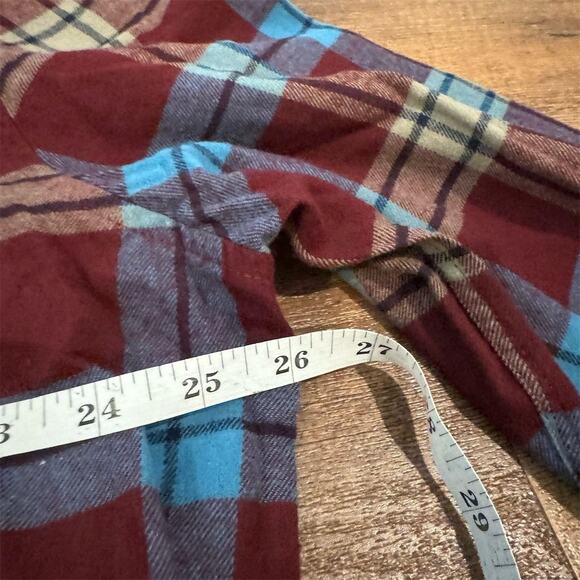 St. John's Bay 2XL XXL Plaid Flannel Shirt Button-Up Gorpcore Outdoor Workwear - Picture 5 of 7